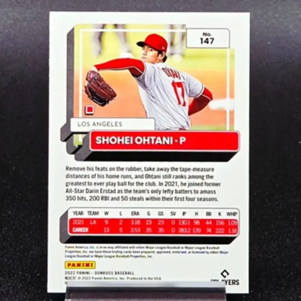 Shohei Ohtani Donruss Optic Phoenix Los Angeles Dodgers Superstar - Picture 7 of 7